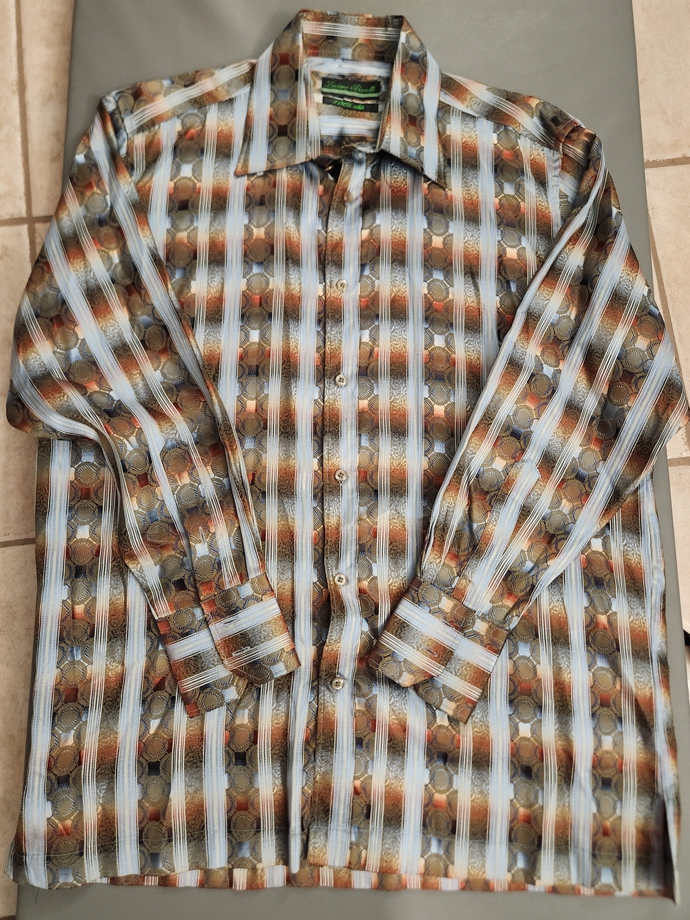 Men's Silk Heavy Weight Long-Sleeve Multi Colored